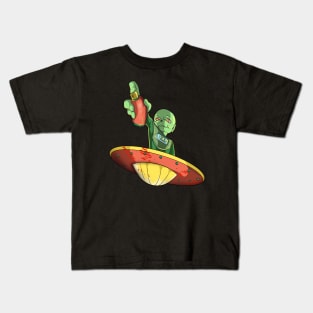 Urban Graffiti Alien Kids T-Shirt